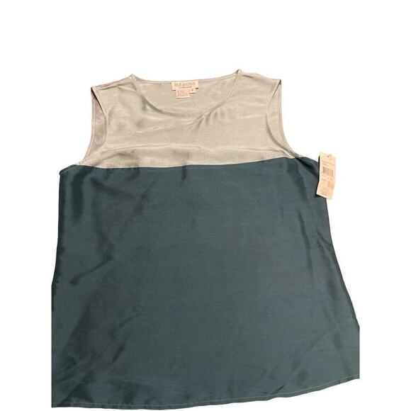 DUE PER DUE COLLECTION Tank Top Size 6 Silk NWT - Picture 1 of 4